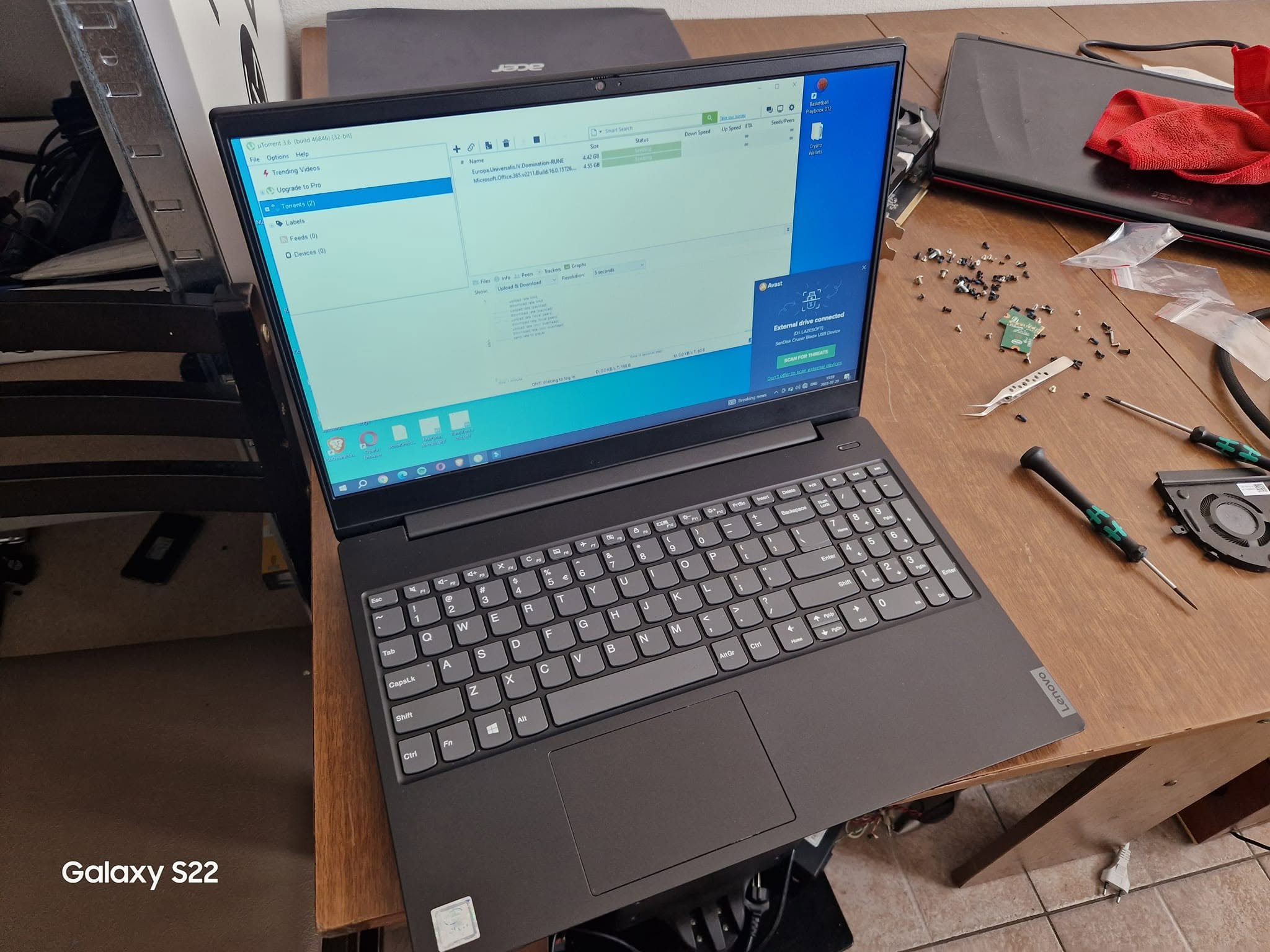 Lenovo IdeaPad S340 pagrindinės plokštės remontas – nuotrauka 5